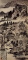Shitao jonting Berge im Herbst 1707 Chinesische Malerei